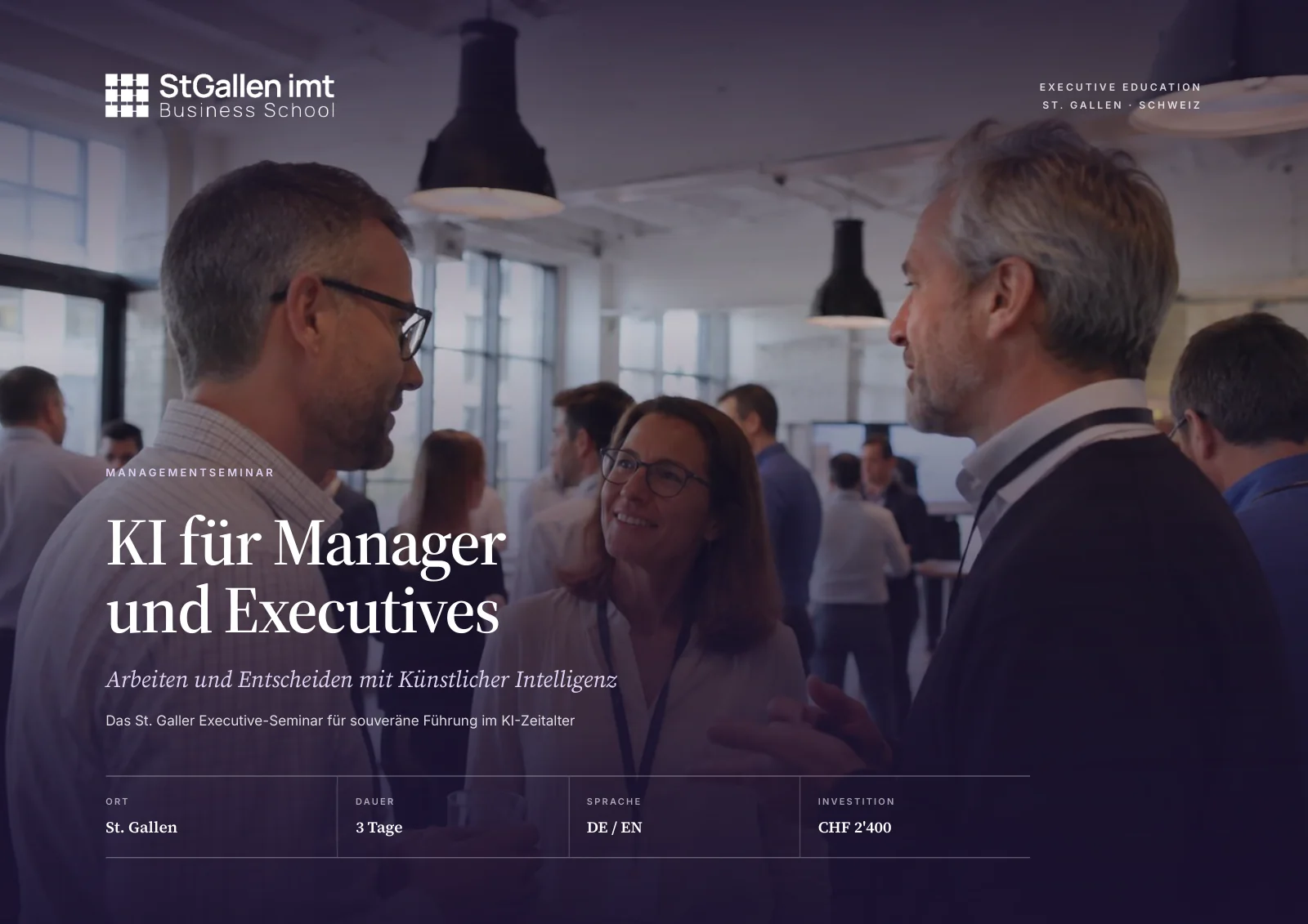 KI für Manager & Executives · Cover